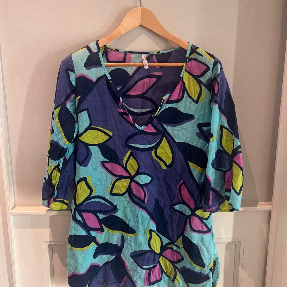 Gauze Cover Up Kaftan Style